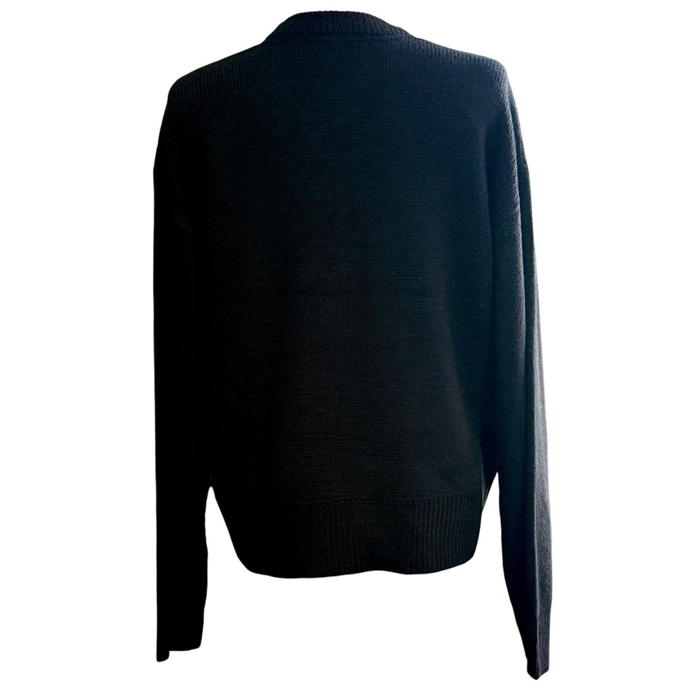 Brooklyn Knit Sweater Black & White Streetwear New York NY Minimalist City Core - Picture 5 of 7